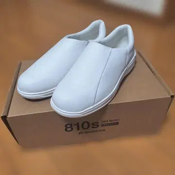 moonstar 810s 화이트 슬립온 25.5 코크 슈즈