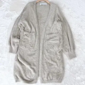 [컨디션 최상] MidiUmi 미디우미 롱 가디건 샤기 베이지