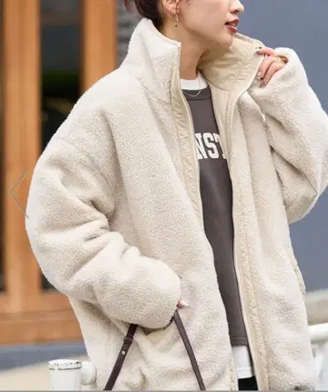 스탠드 카라 리버서블 보아 블루종 [한정판 전개] 25AW