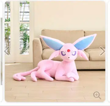 등신대 에브이 누워있는 봉제 인형 Espeon