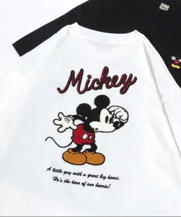 Disney 오버 사이즈 반팔 L 사이즈 T셔츠 여성용 남성용