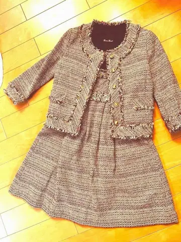 레트로 트위드 셋업 바나나레트