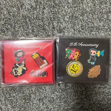 aiko 15주년 기념 핀 배지 세트