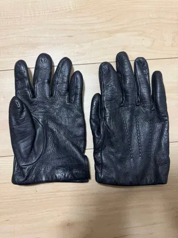 천연 가죽 가죽 장갑 블랙 남성용