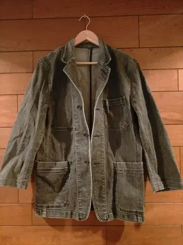 JUNHEN 그레이 데님 자켓 M