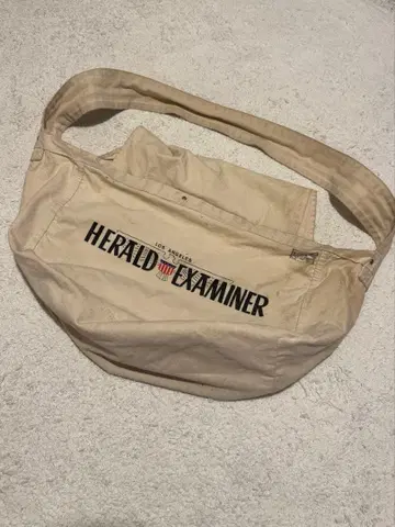 뉴스 페이퍼 백 / HERALD EXAMINER / 빈티지