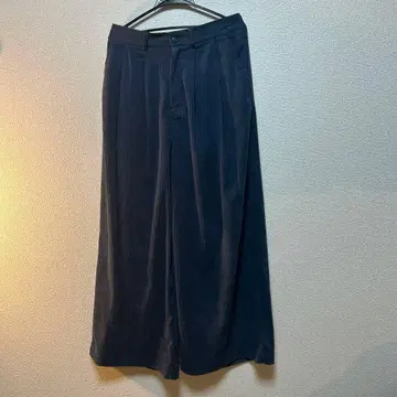 Casper John 다크 네이비 코듀로이 와이드 팬츠