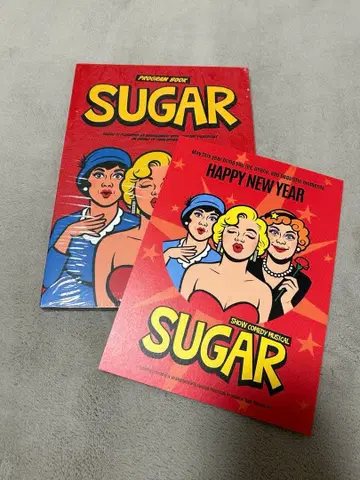 뮤지컬 SUGAR 팜플렛 한국 홍기 우현 레오 슈가