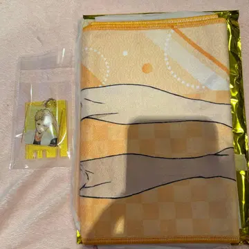 하이큐!! 극락탕 RAKU SUPA 머플러 타월 키링 츠키시마 케이