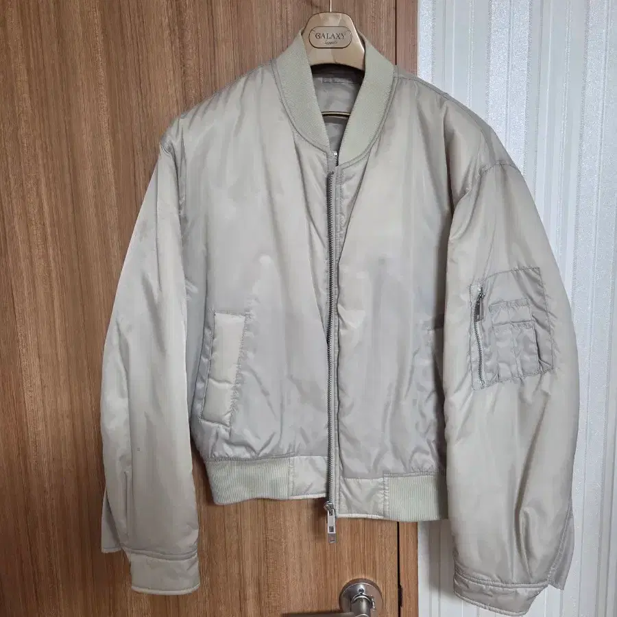 COOR | 쿠어 Coor Waxed Cotton Washing Deck Bomber (Dark Gray Sea