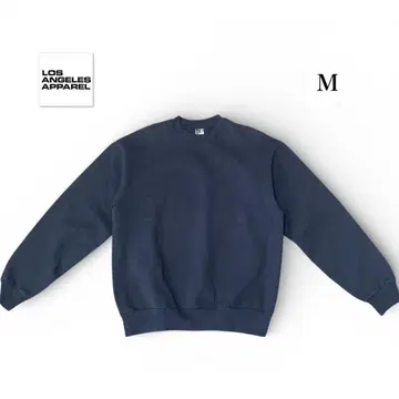 LOS ANGELES APPAREL 로스아파 USA제 맨투맨 네이비