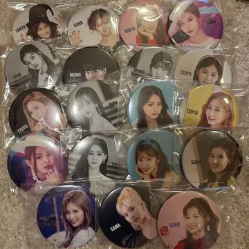 twice 캔뱃지 사나 쯔위 모모 미나