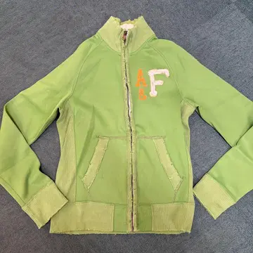 Abercrombie & Fitch 그린 집업 M