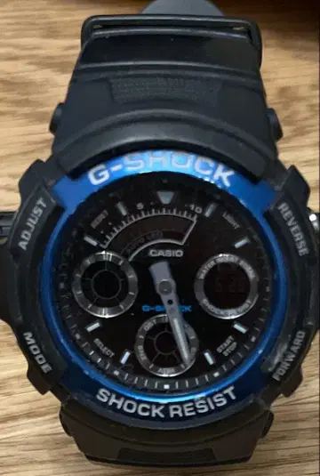 CASIO G-SHOCK 손목시계 블랙/블루