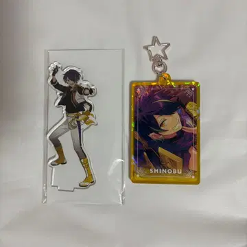 앙스타 센고쿠 시노부 파워업 아크릴 스탠드 아크릴 키링