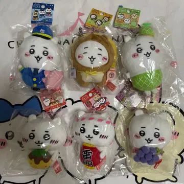 치이카와 (먼작귀) 지역 한정 봉제 인형 마스코트 6종 세트