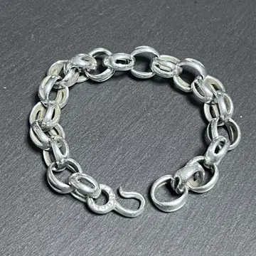 실버 링크 체인 팔찌