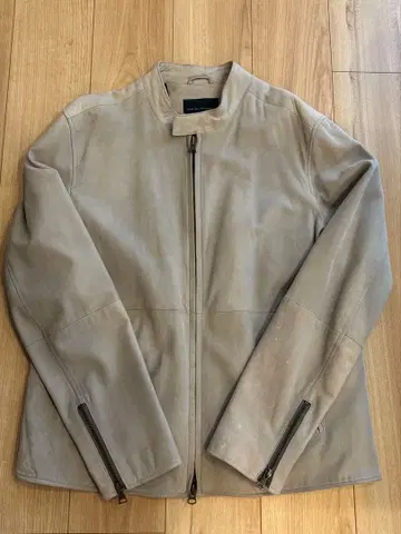 BananaRepublic (양가죽) 가죽 자켓 스탠드 카라