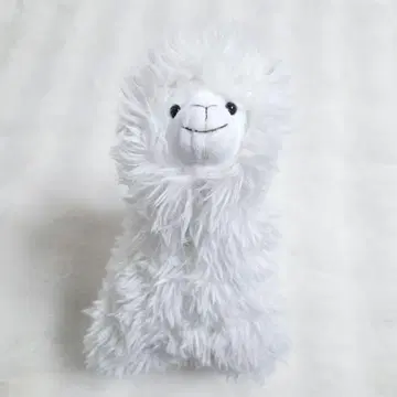 미사용 새상품 니토리 알파카 봉제 인형 화이트