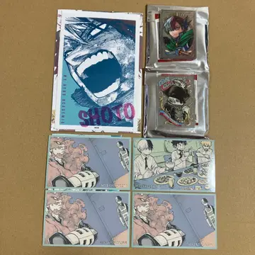 히로아카 원씬 카드 메모리얼 펍 미러풍 아크릴 스티커 토도로키 쇼토