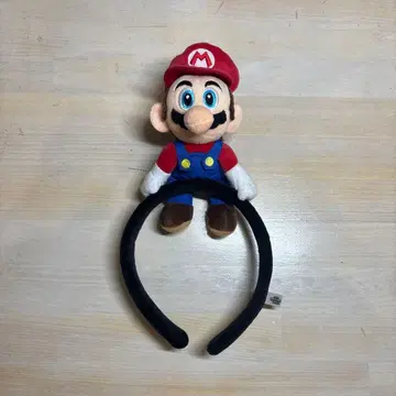 마리오 봉제 인형 머리띠