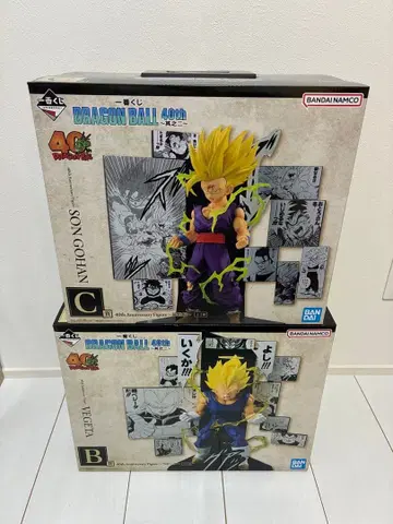 드래곤볼 40th 피규어 세트 B상 베지터 C상 오반 세트