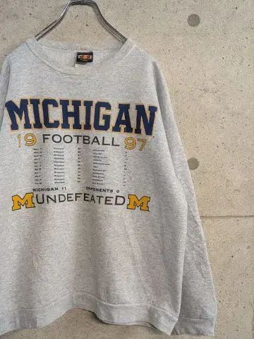 TSI 맨투맨 미시간 대학교 L 그레이 울버린즈