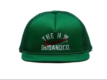 THE.H.W.DOG앤CO. 그린 컬러 메쉬 캡 스냅백