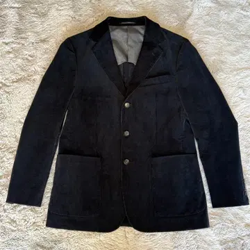 EDIFICE 코듀로이 테일러드 자켓 블랙 3B 싱글