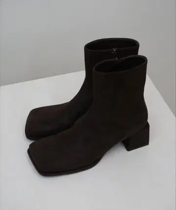 스퀘어 힐 부츠/블랙 37