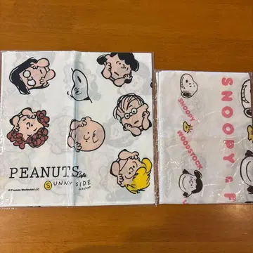 새상품 스누피 피넛갱 반다나 손수건 서니사이드 주방 카페