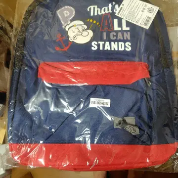 뽀빠이 백팩 네이비 레드