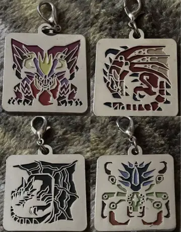 몬스터 헌터 4 아이콘 메탈 컬렉션 4장 세트