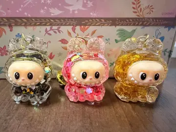 러브라이브 반짝반짝 키링 세트 블랙 핑크 골드