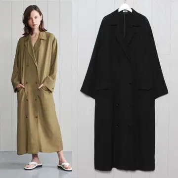 H BEAUTY&YOUTH 더블 브레스티드 드레스 원피스