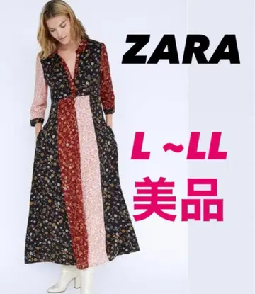 ZARA 패치워크 셔츠 원피스