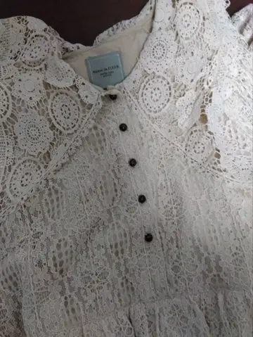 Maison de FLEUR canone 레이스 원피스 베이지