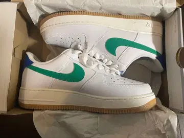 WMNS AIR FORCE 1 07 10.5 UK 화이트/그린