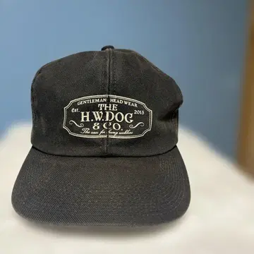 THEH.W.DOG & CO. 블랙 트래커 캡 ONE