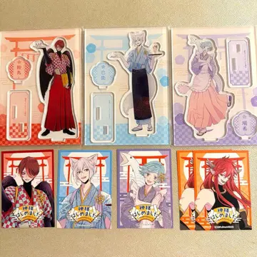 오늘부터 신령님 카페 아크릴 스탠드 토모에 미즈키 쿠라마 특전