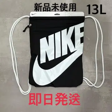 미사용 새상품 NIKE 나이키 냅색 헬스장 냅색 사이드 지퍼 부착 블랙