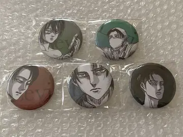 진격의 거인 헥사라이드 캔뱃지 리바이 5종