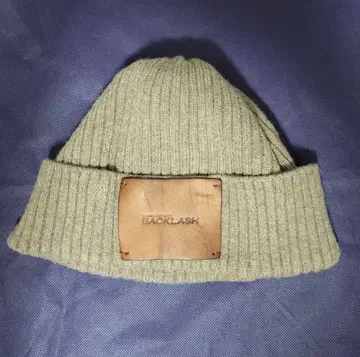 BACKLASH 그레이 니트 모자
