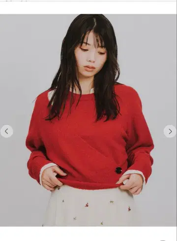 COCO DEAL 레이어드 스타일 아지메 니트