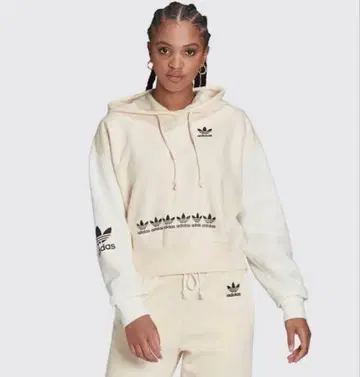 택 포함 미사용 새상품 adidas 후드티