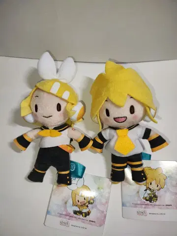 하츠네 미쿠 시리즈 후와푸치 미니 봉제 인형 카가미네 린 카가미네 렌