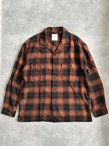 유니클로 JW ANDERSON 브러쉬드 코튼 오버 사이즈 셔츠 M