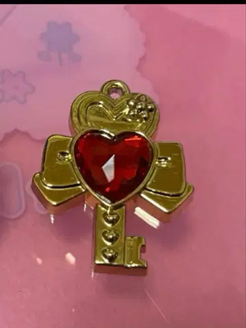 세본스타 2010 하트 키 골드 도금 레트로