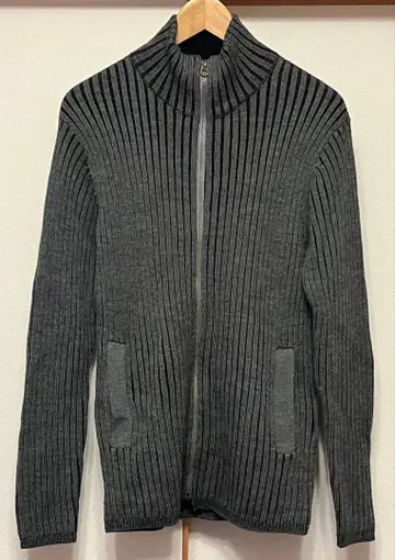 Radmess MEN'S BIGI 리브 집업 니트