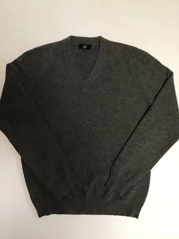 던힐 V넥 캐시미어 스웨터